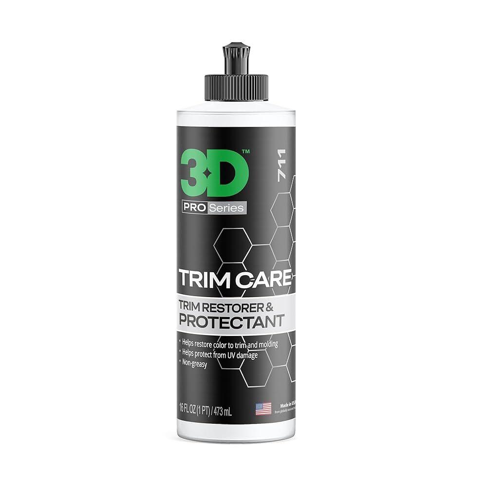 HBS TOMSDENT コラボwax 3D Trim Care Restorer of Faded & Dull Plastic, Rubber, Trim